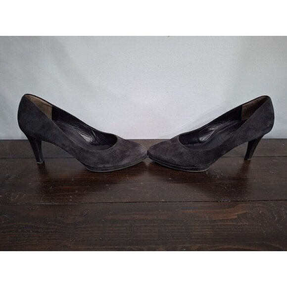 Paul Green Black Suede Pumps/Pre-owned, Size 9 (US) - Picture 4 of 9
